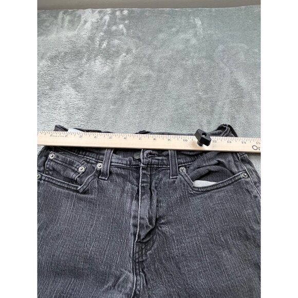 Levis 514 Mens Black 28x29.5 Straight Leg Jeans Skater Grunge Punk Emo Goth - Picture 4 of 9